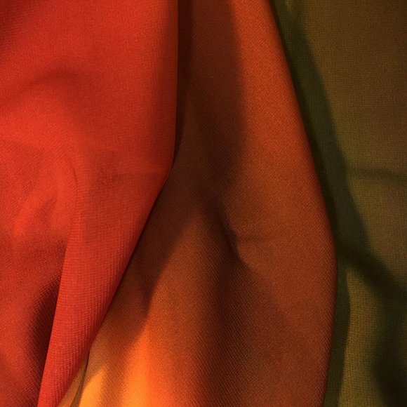 Sunset Sky Autumn Rainbow Sheer Chiffon Large Shawl Scarf, Limited Edition - Picture 8 of 12